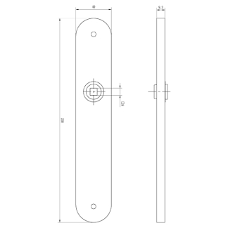 Impresso Blindschild | Impresso (Aluminium) 86.001.17 K010809753 - 