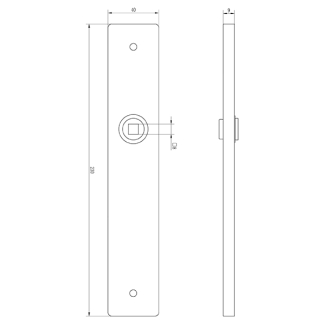 Impresso Blindschild | Impresso (Aluminium) 86.001.31 K010809759 - 