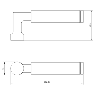 Impresso Deurklink | Impresso | Aston (Aluminium, Zwart) 8601409 K010808196 - 