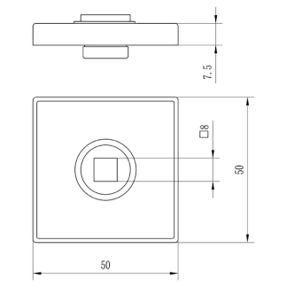 Impresso Deurklink | Impresso | Aston (Aluminium, Zwart) 8601409 K010808196 - 