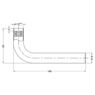 Impresso Deurklink | Impresso | Dursley (RVS) 86.008.12 K010809660 - 