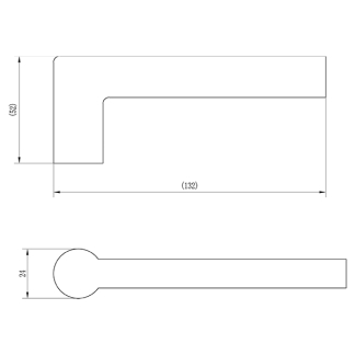 Impresso Deurklink | Impresso | Redhill (Aluminium, Zwart) 8601235 K010808225 - 