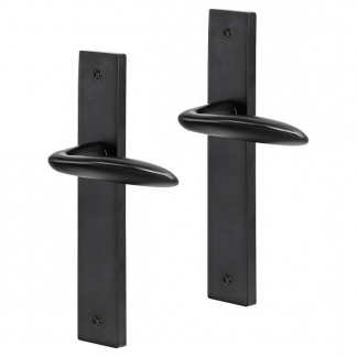 Impresso Deurklink met blindschild | Impresso | Lake (Aluminium, Zwart) 86.014.36 K010809649 - 1