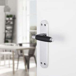 Impresso Deurklink met blindschild | Impresso | Swindon (Chroom, Zwart) 86.012.86 K010809671 - 2