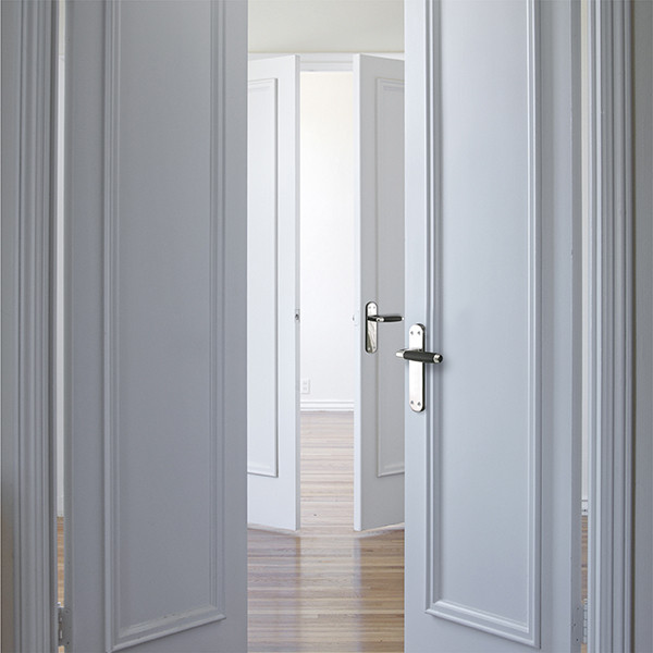 Impresso Deurklink met blindschild | Impresso | Swindon (Chroom, Zwart) 86.012.86 K010809671 - 3
