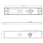 Impresso Deurklink met sleutelschild | Impresso | Dursley | 56 mm (RVS) 86.008.22 K010809667 - 10