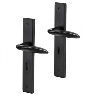 Impresso Deurklink met sleutelschild | Impresso | Lake | 56 mm (Aluminium, Zwart) 86.014.37 K010809650 - 1