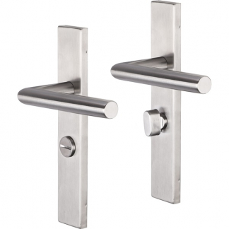 Impresso Deurklink met wc-sluitingschild | Impresso | Harrow | 63 mm (RVS) 86.008.47 K010809659 - 1