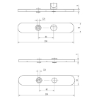 Impresso Deurklink met wc-sluitingschild | Impresso | London | 63 mm (Aluminium) 86.010.75 K010809681 - 4