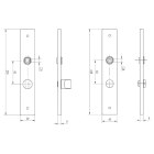 Impresso Deurklink met wc-sluitingschild | Impresso | London | 63 mm (Aluminium) 86.010.78 K010809684 - 5