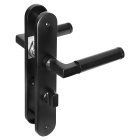 Impresso Deurklink met wc-sluitingsschild | Impresso | Aston | 63 mm  (Aluminium, Zwart) 8601234 K010808202 - 3