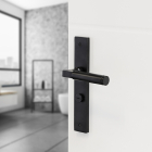 Impresso Deurklink met wc-sluitingsschild | Impresso | Aston | 63 mm  (Aluminium, Zwart) 8601414 K010808204 - 4