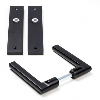 Impresso Deurkruk met blindschild | Impresso | Redhill (Aluminium, Zwart) 8601430 K010808234 - 1