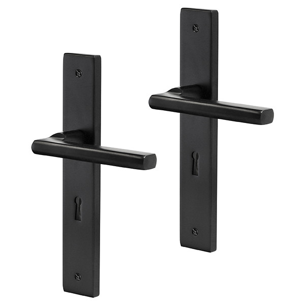 Impresso Deurkruk met sleutelschild | Impresso | Redhill | 56 mm  (Aluminium, Zwart) 8601431 K010808235 - 2