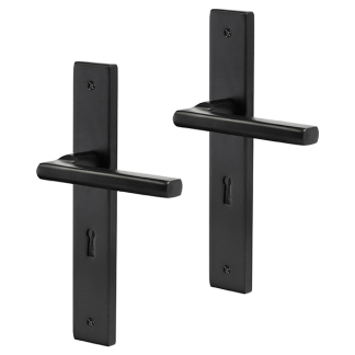 Impresso Deurkruk met sleutelschild | Impresso | Redhill | 56 mm  (Aluminium, Zwart) 8601431 K010808235 - 2
