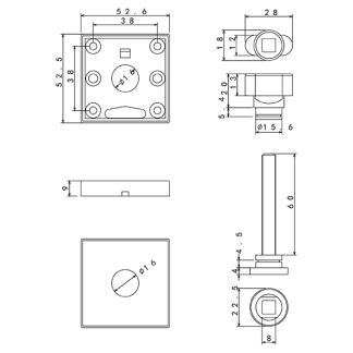 Impresso Wc-sluiting | Impresso (RVS) 86.000.16 K010809796 - 