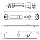 Impresso Wc-sluitingschild | Impresso (RVS) 86.000.29 K010809746 - 3