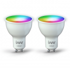 Innr GU10 smart LED lamp | Innr | Spot (RGB, 6W, 350lm, 1800-6500K, Dimbaar, 2 stuks) IN-23-065 K170203393 Innr GU10 smart LED lamp | Innr | Spot (RGB, 6W, 350lm, 1800-6500K, Dimbaar, 2 stuks) IN-23-065 K170203393