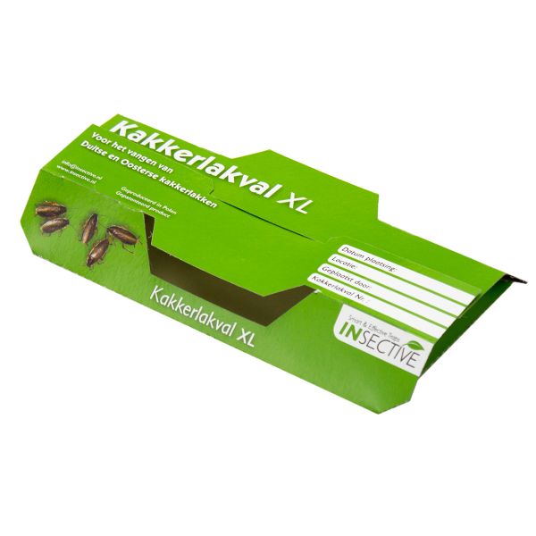 Insective Kakkerlakken val | Insective | 4 stuks (XL, Lijmval) 2.13.1020 K170111998 - 1