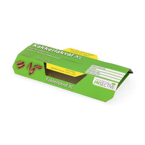 Insective Kakkerlakken val | Insective | 4 stuks (XL, Lijmval) 2.13.1020 K170111998 - 1