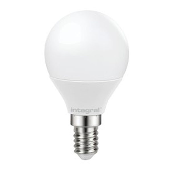 Integral Led lamp E14 | Kogel | Integral (4.9W, 470lm, 2700K, Dimbaar) ILGOLFE14DC044 K170204056 - 1