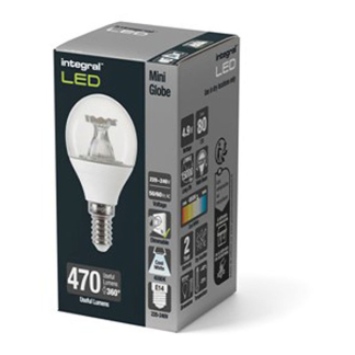 Integral Led lamp E14 | Kogel | Integral (4.9W, 470lm, 4000K, Dimbaar) ILGOLFE14DE092 K170204058 - 2