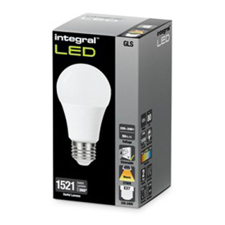 Integral Led lamp E27 | Peer | Integral (14W, 1521lm, 2700K, Dimbaar) ILGLSE27DC032 K170204030 - 2