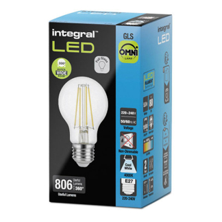 Integral Led lamp E27 | Peer | Integral (5.9W, 806lm, 4000K) ILGLSE27NE131 K170204004 - 2