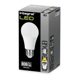 Integral Led lamp E27 | Peer | Integral (7W, 806lm, 2700K, Dimbaar) ILGLSE27DC084 K170204031 - 2