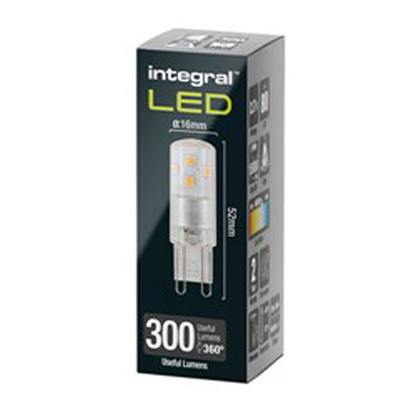 Integral Led lamp G9 | Integral (2.7W, 300lm, 4000K, Dimbaar) ILG9DC014 K170204064 - 2