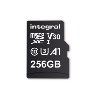 Integral Micro SDXC kaart met adapter | Integral | 256 GB (Class 10) INMSDX256G-100V30 K170302156 - 1