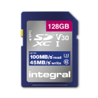Integral SDXC kaart | Integral | 128 GB (Class 10) INSDX128G-100V30 K170302150 - 1
