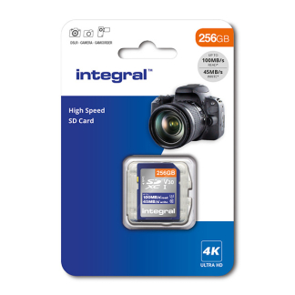 Integral SDXC kaart | Integral | 256 GB (Class 10) INSDX256G-100V30 K170302151 - 2