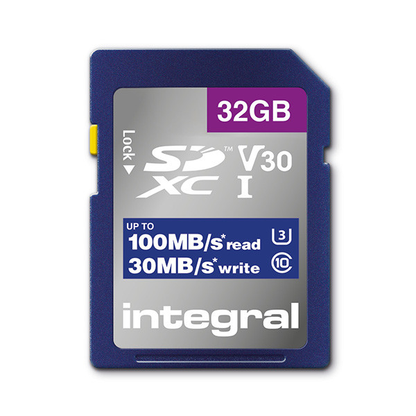 Integral SDXC kaart | Integral | 32 GB (Class 10) INSDH32G-100V30 K170302148 - 1