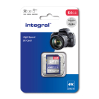 Integral SDXC kaart | Integral | 64 GB (Class 10) INSDX64G-100V30 K170302149 - 2