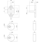 Intersteel Afstandhouders en ondergeleider schuifdeur | Intersteel 0023.450106 K010808027 - 3