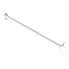 Intersteel Barrièrestang  | Secu | 60 – 110 cm (SKG**, PKVW, Binnen draaiend, Wit) 2010.356.011 K010809918 - 1