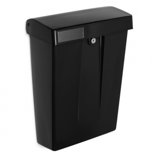 Intersteel Brievenbus met slot | Intersteel (Kunststof, Mat zwart) 0090.490001 K010808021 - 1