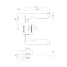 Intersteel Deurklink | Intersteel | Apollo (Zamak, Zwart) 0023.171002 K010808007 - 4