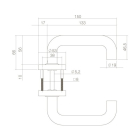 Intersteel Deurklink | Intersteel | Bern (RVS, Zwart) 0023.057302 K010808004 - 4