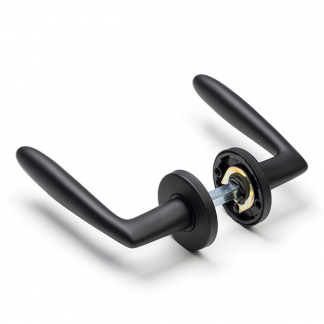 Intersteel Deurklink | Intersteel | Phobos (Messing, Zwart) 0023.020002 K010808001 - 1