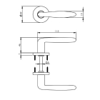 Intersteel Deurklink | Intersteel | Phobos (Messing, Zwart) 0023.020002 K010808001 - 3