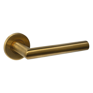 Intersteel Deurklink | Intersteel | Q01 (Rond rozet, Messing) 1314102102 K010809971 - 1