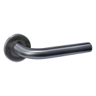 Intersteel Deurklink | Intersteel | Q 02 (Rond rozet, RVS, Antraciet) 1329102202 K010809982 - 1