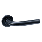 Intersteel Deurklink | Intersteel | Q 02 (Rond rozet, RVS, Zwart) 1323102202 K010809977 - 1