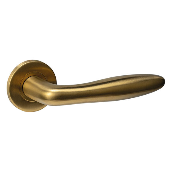 Intersteel Deurklink | Intersteel | Q 03 (Rond rozet, Messing) 1314102302 K010809973 - 1