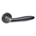 Intersteel Deurklink | Intersteel | Q 03 (Rond rozet, RVS, Antraciet) 1329102302 K010809983 - 1