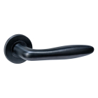 Intersteel Deurklink | Intersteel | Q 03 (Rond rozet, RVS, Zwart) 1323102302 K010809978 - 1