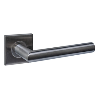 Intersteel Deurklink | Intersteel | Q 04 (Vierkant rozet, RVS, Antraciet) 1329103402 K010809984 - 1