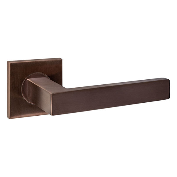 Intersteel Deurklink | Intersteel | Q 05 (Vierkant rozet, RVS, Brons) 1343103502 K010809995 - 1
